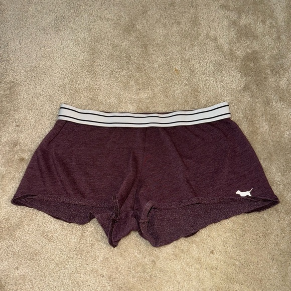 PINK Victoria's Secret Maroon Lounge Shorts - Medium - Picture 3 of 6